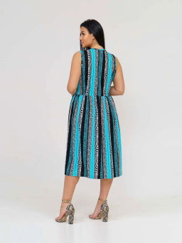 Сарафан женский, цвет черный синий