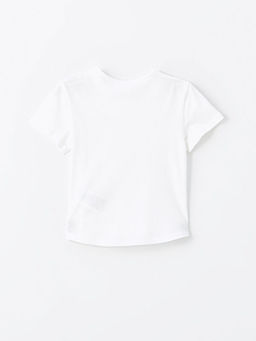 Bisiklet Yaka Basic K?z ?ocuk Ti??rt