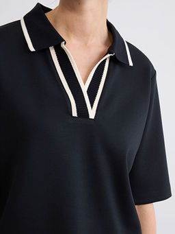 Polo Yaka Soft Touch Kad?n Ti??rt