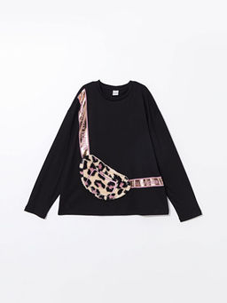 Bisiklet Yaka K?z ?ocuk Ti??rt