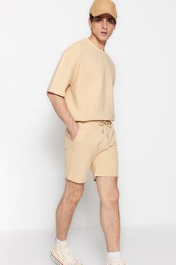 TRENDYOL MAN Premium Siyah Regular %100 Pamuklu Fit Dokulu Sort & Bermuda TMNSS23SR00032 - Trendyolmilla фото 3