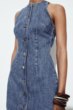 Z1975 DENIM MINI DRESS - Zara фото 3