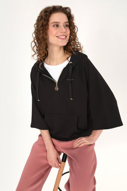 Kad_n Siyah Basic Sweatshirt - U.s. polo assn фото 3