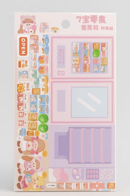 Наклейки-игра "Showcase purple" (20,5*11,5 см)