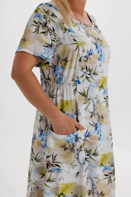 Платье штапель 6146/02/Зеленый - Rise фото 3