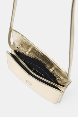 EMBOSSED FLAP BAG - Zara фото 5