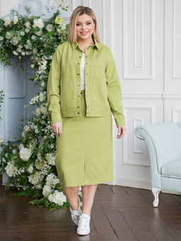 Юбка 1332 лайм