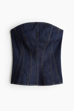 Top bandeau en denim - H&m фото 5