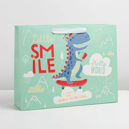 Пакет подарочный ламинированный, упаковка, «Smile», L 40 х 31 х 11.5 см