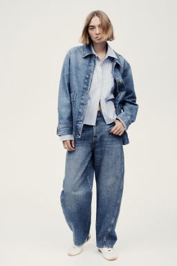 Chaqueta camisera en denim - H&m фото 10