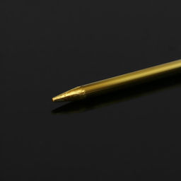 Цена за 2 шт. Основа «Брошь-игла» L=5 см, площадка 1.5 см (набор 5 шт.), цвет золото