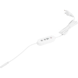 UST-E32 WHITE 2M Таймер с вилкой и разъемом L,N для фито светильника, 220В. 150Вт. Провод 2 метра. ТМ Uniel