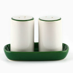 Солонка и перечница «Новогодний олень», 12×6.5×7 см, ручная работа