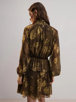 Платье мини с поясом / Zarina  фото 8