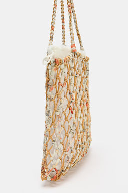 BRAIDED WOVEN HANDBAG - Zara фото 10