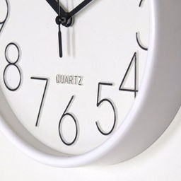 Часы настенные 20 см / E6051T6 /уп 60/ белые - Галеонтрейд фото 3