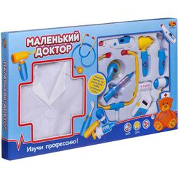 Набор доктора Маленький доктор с халатом, 8 предметов - Abtoys фото 3