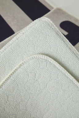 Trendyolmilla Home 2li Bask?l? Kayd?rmaz Tabanl? Banyo Paspas Seti TPHSS25BPS00013 фото 3