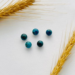 Бусины для украшений из Хризоколлы (5 шт)