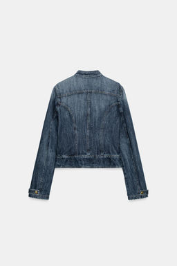 CHAQUETA DENIM TRF TRABILLAS BOTONES / Marino - Zara фото 6