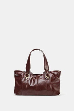 METAL DETAIL SHOULDER BAG - Zara фото 3
