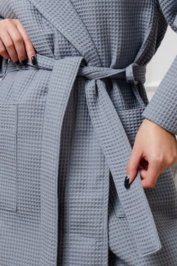 ХАЛАТ С КАПЮШОНОМ ХВК-СЕР-973 - Ашматекс фото 5