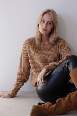 10815 Джемпер светло-коричневый - Martichelli фото 42