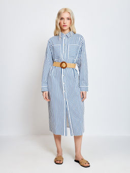 Платье джинсовое жен. Coralie полоска - Concept club фото 2