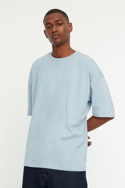TRENDYOL MAN Tas Oversize/Genis Kesim Bisiklet Yaka Cicek Bask?l? K?sa Kol %100 Pamuklu T-Shirt TMNSS21TS1223 - Trendyolmilla фото 21
