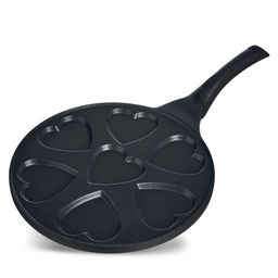 СКОВОРОДА AGNESS СЕРДЦЕ ДЛЯ ОЛАДИЙ С АНТИПРИГАР.ПОКРЫТИЕМ ДИАМЕТР=26.5 СМ.