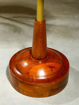 Столик кофейный, 30×30×55 см, манговое дерево, алюминий, мрамор