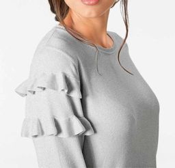 Пуловер, серый - Ashley brooke фото 8