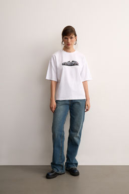 Футболка с принтом need money - Mollis фото 2