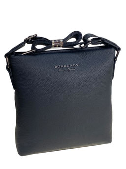 Сумка мужская из натуральной кожи, цвет черный