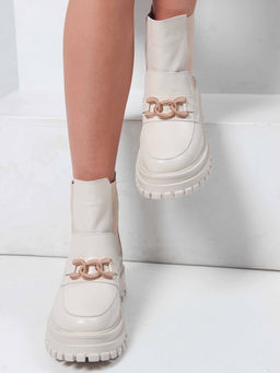 Ботинки 358.5511be.Beige/Мех