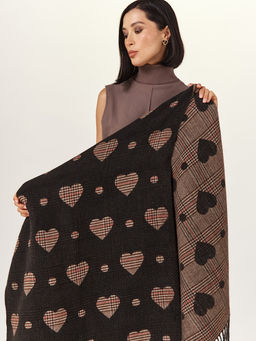 в составе ШЕРСТЬ  и КАШЕМИР Большой, мягкий, теплый  двусторонний палантин - Tantino фото 9