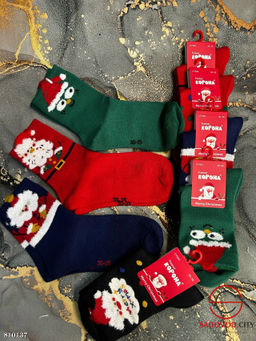 Подростковые новогодние носки 10 пар