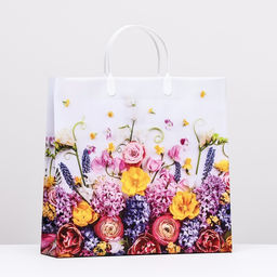 Цена за 10 шт. Пакет Красивый букет, мягкий пластик, 30х30 100 мкм - Simaland фото 3