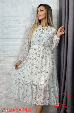 платье женское (разный принт) - Bruno фото 6