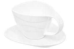 Чайн. пара 2 пр. 300 мл Айсберг волны белая - Elan gallery фото 6