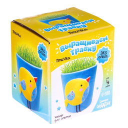 Набор для опытов Выращиваем травку, птичка - Эврики фото 17