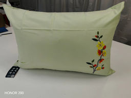 Наволочка "Satini Ricamo" R-7070/салатовый