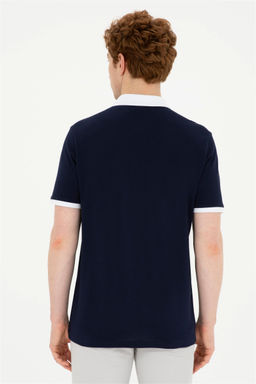 Мужская темно-синяя базовая футболка Неожиданная скидка в корзине - U.s. polo assn фото 5