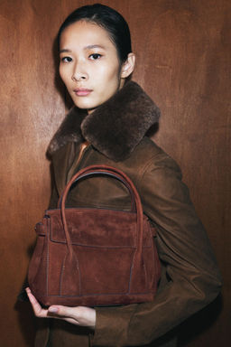 LEATHER MINI CITY BAG - Zara фото 17