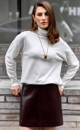 Водолазка F122-1507 milk - Fine joyce фото 12