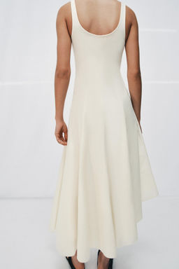 VESTIDO COMBINADO GODETS / Crudo - Zara фото 3