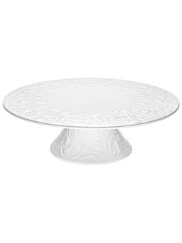 Блюдо для торта на ножке 25,5*25,5*8 см Тюльпаны, фарфор - Elan gallery фото 4