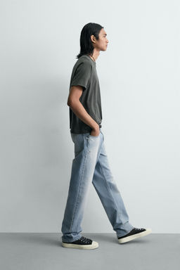 JEANS STRAIGHT FIT / Azul claro - Zara фото 6