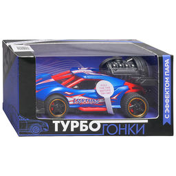 Гоночная машинка свет, звук с имитацией дыма, 1:32, Fast Racers, фиолетовая