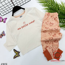 Пижама для девочек с рисунком